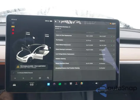 2021 Tesla Model 3 Long Range Dual Motor All-Wheel Drive из США, поврежденный, VIN 5YJ3E1EB8MF032863